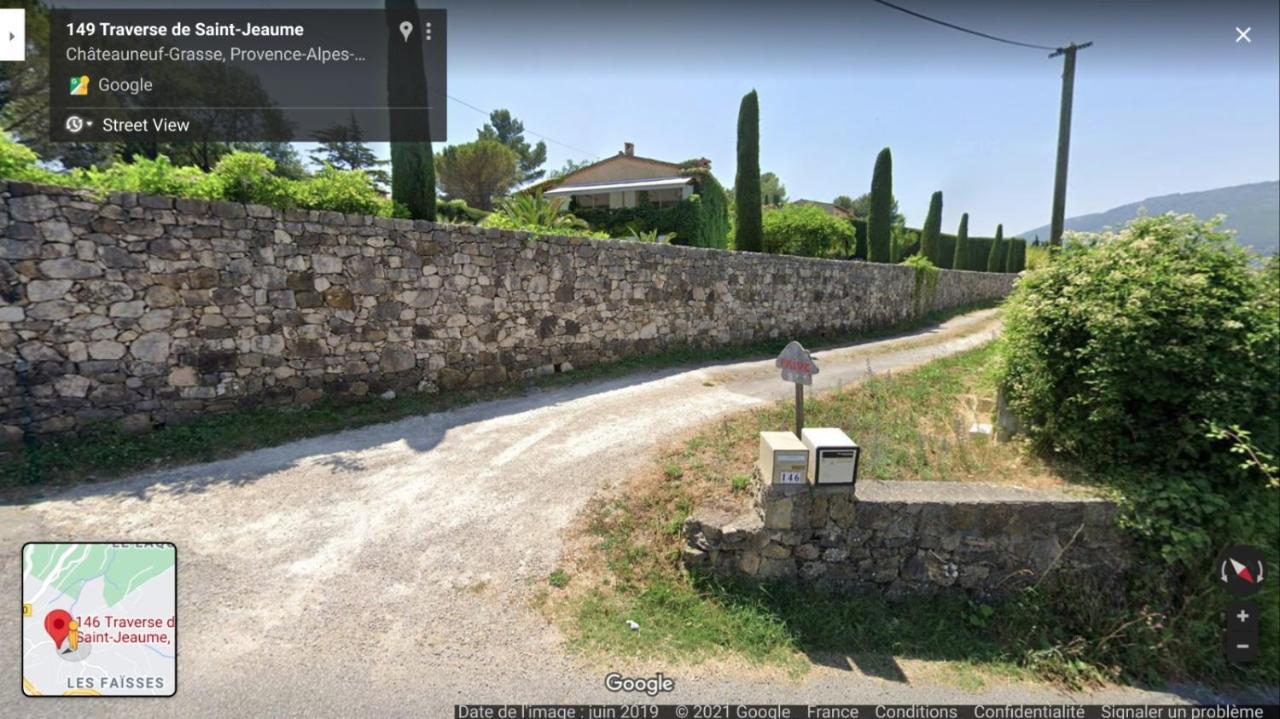 Bambou Apartment Chateauneuf-Grasse Bagian luar foto